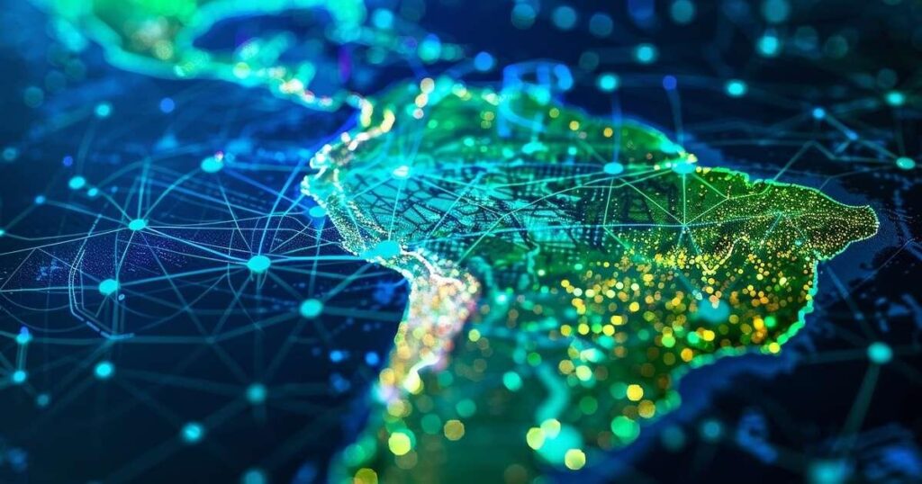 Infraestrutura de data centers no Brasil conectando redes digitais e expansão da tecnologia no país